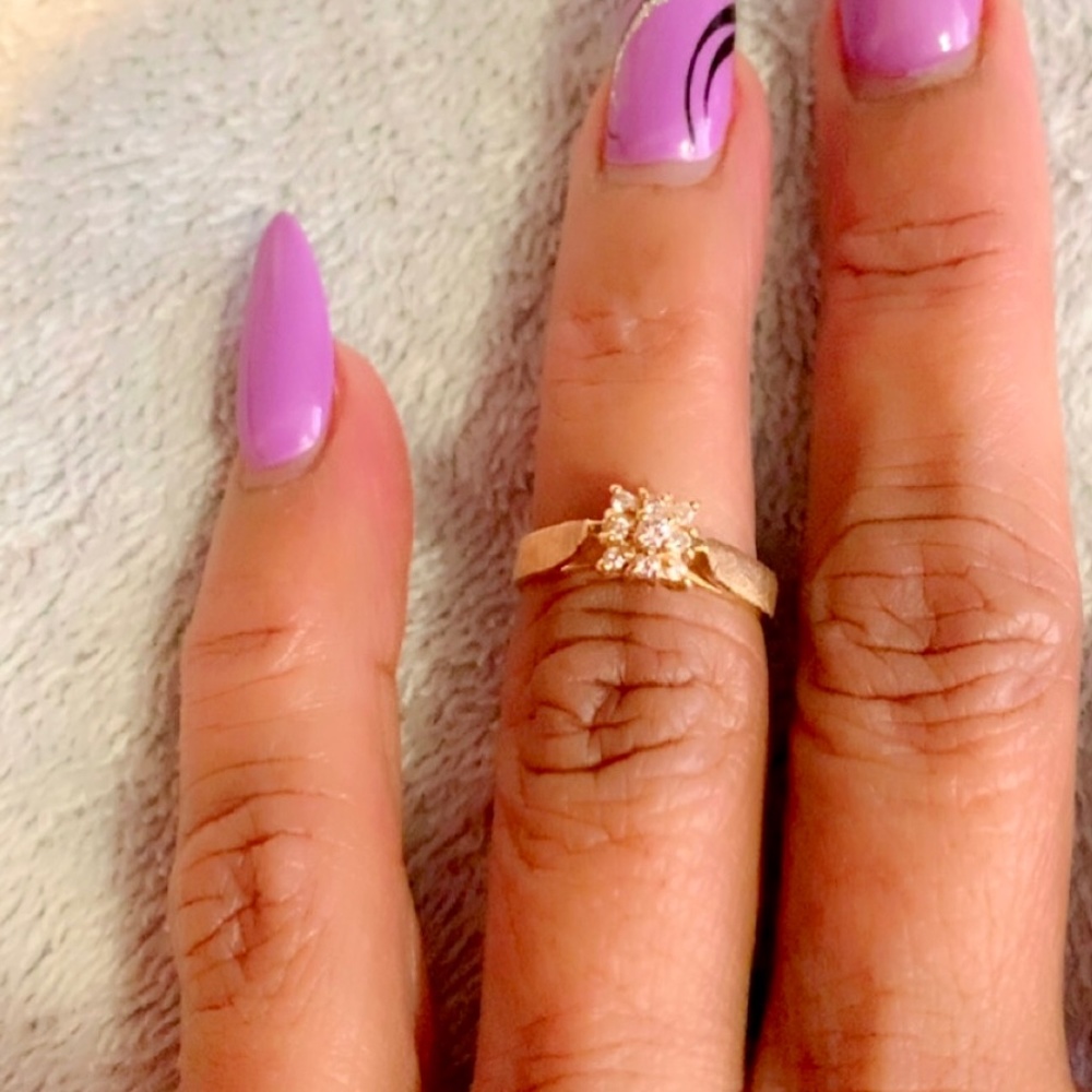 14K Gold engagement ring